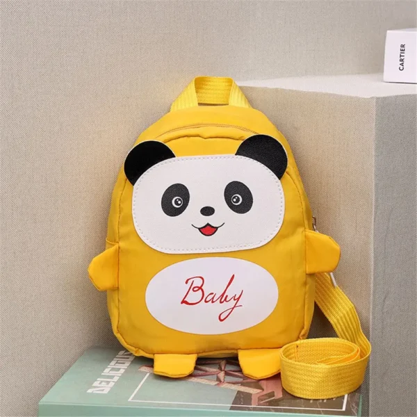 Cute Panda Cartoon Kids Bag Baby Girls Boys Mini Backpack Baby Bag Anti-lost Bag For Toddler Preschool Kids - Image 2