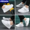 Children Sneaker Boys Casual Shoes Black Leather Flat Student Walking Shoes Non-slip Girl Lightweight Sports Tennis Footwear - Image 5