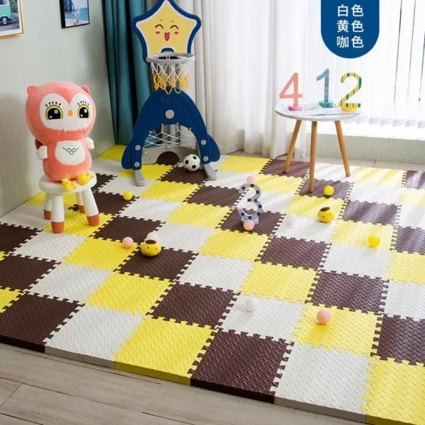 12pcs Foam Baby Play Mat Puzzle Mat Kids Interlocking Exercise Tiles Rugs Floor Tiles Toy Carpet Soft Carpet 30*30*1cm - Image 5