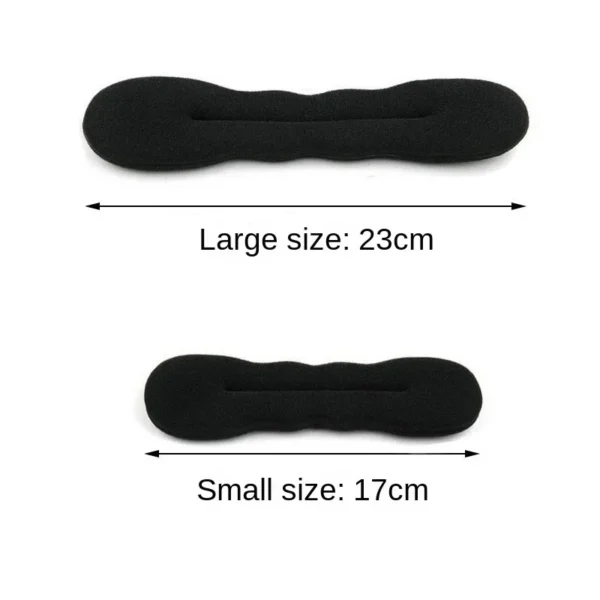 Sponge Plastic Loop Curly Hair Maker Hair Scrunchie Headband Twist Donut Bun Curler Braiders Hairbands Hairs Styling Tools - Image 2