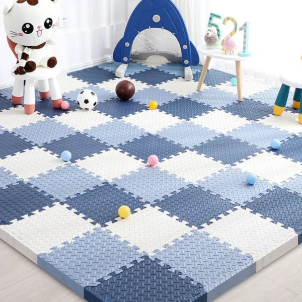 16pcs Non-Toxic Baby Play Mat, Interlocking Soft Foam Floor Mats for Kids' Play Area and Baby Floor Exercise Non-Slip Design - Image 2