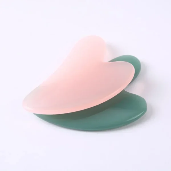 1PC Guasha Massage Natural Stone Jade Scraper Facial Gua Sha SPA Neck Massager Women Portable Face Skin Care Beauty Healty TooL - Image 3