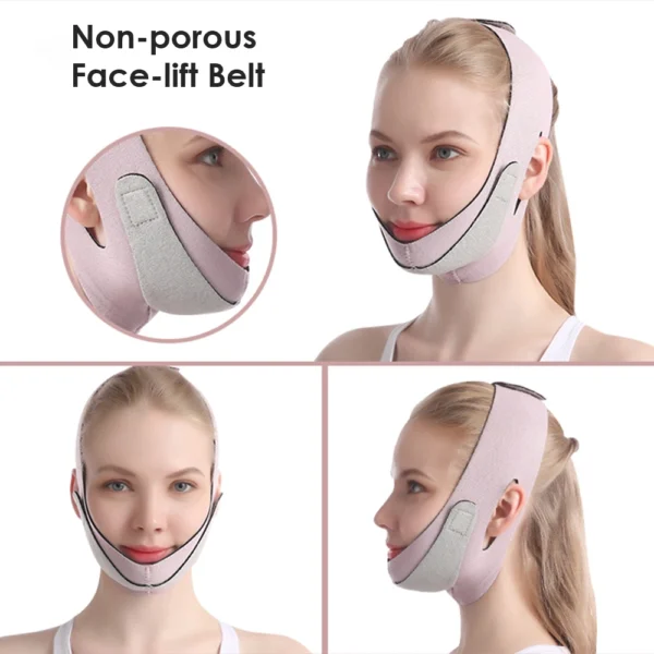 Elastic Face Slimming Bandage V Line Face Shaper Women Chin Cheek Lift Up Belt Facial Anti Wrinkle Strap Face Care Slim Tools - Image 3