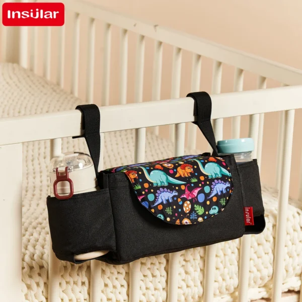 Insular Diaper Bag Baby Milk Bottle Insulation Bags Mummy Storage Bag For Baby Stuff Collection Stroller Accessories Baby Care