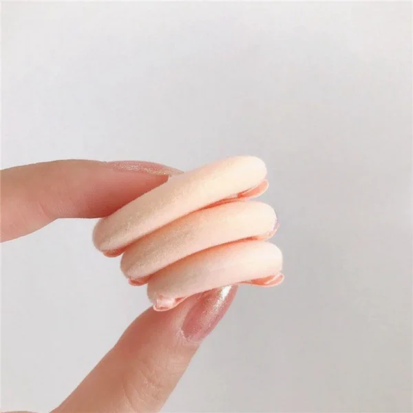 10/20/30Pcs Velvet Mini Finger Puff 3/3.5/4CM Makeup Setting Powder Sponge Face Concealer Blending Cosmetic Makeup Tools - Image 3